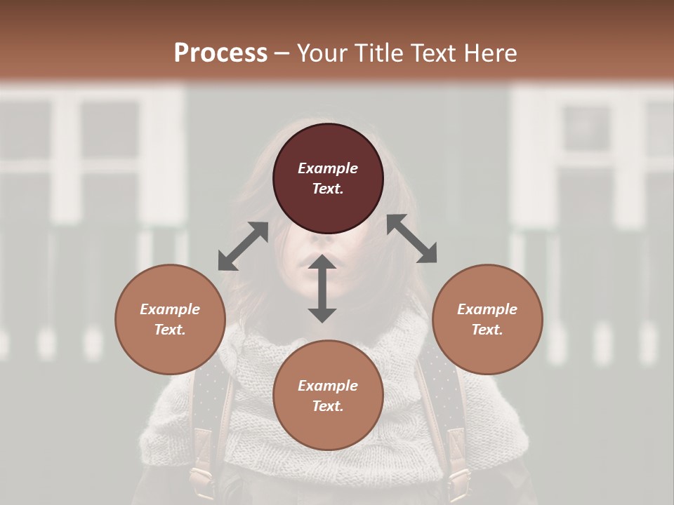 Yellow Sensual Girl PowerPoint Template