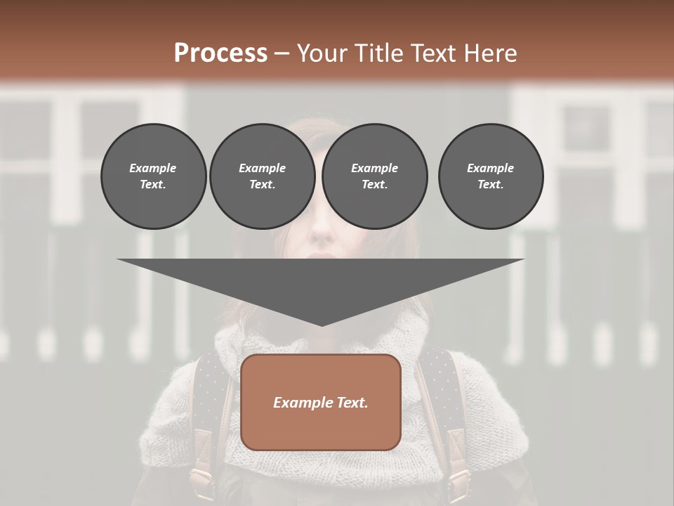 Yellow Sensual Girl PowerPoint Template