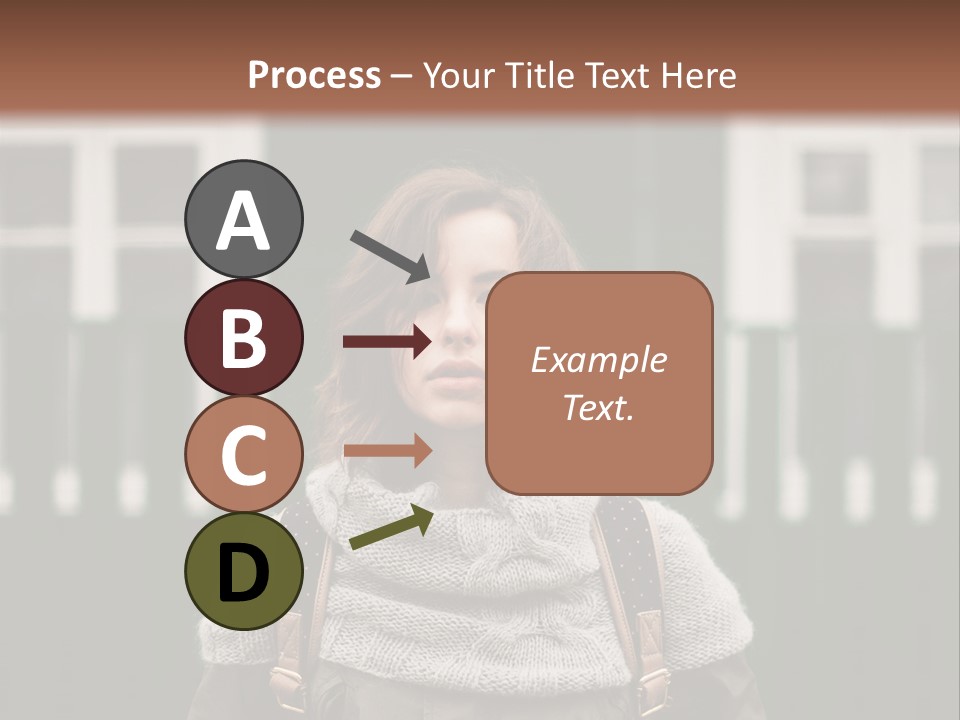 Yellow Sensual Girl PowerPoint Template