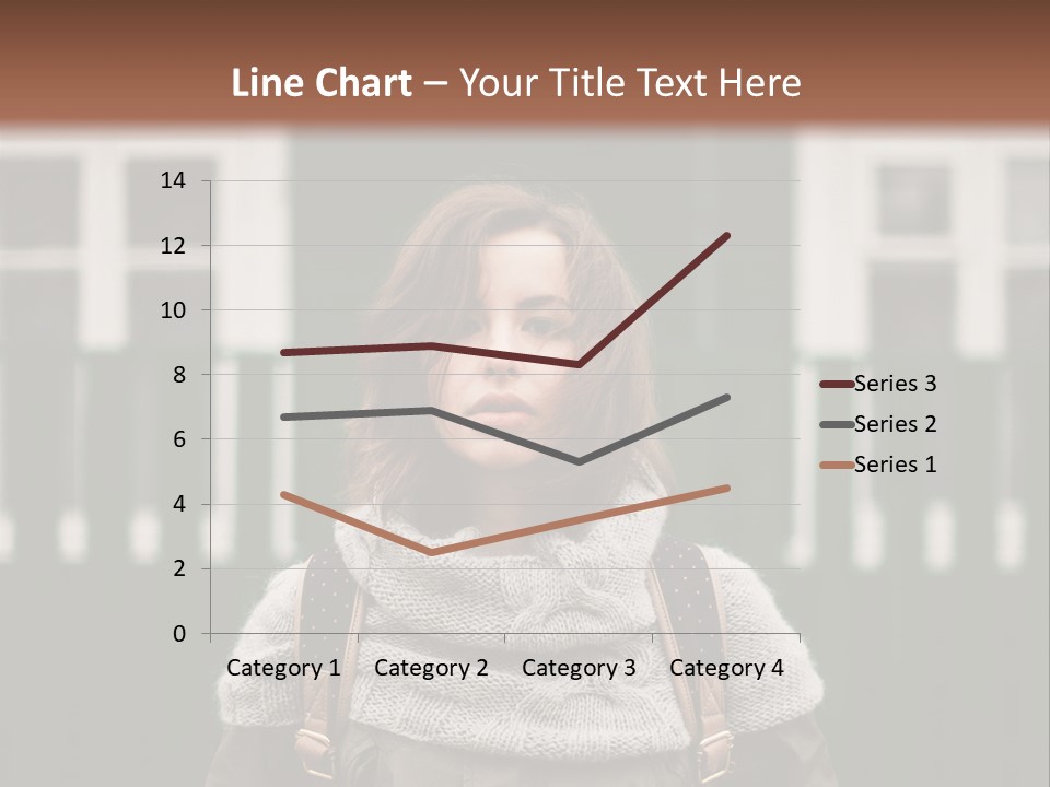 Yellow Sensual Girl PowerPoint Template