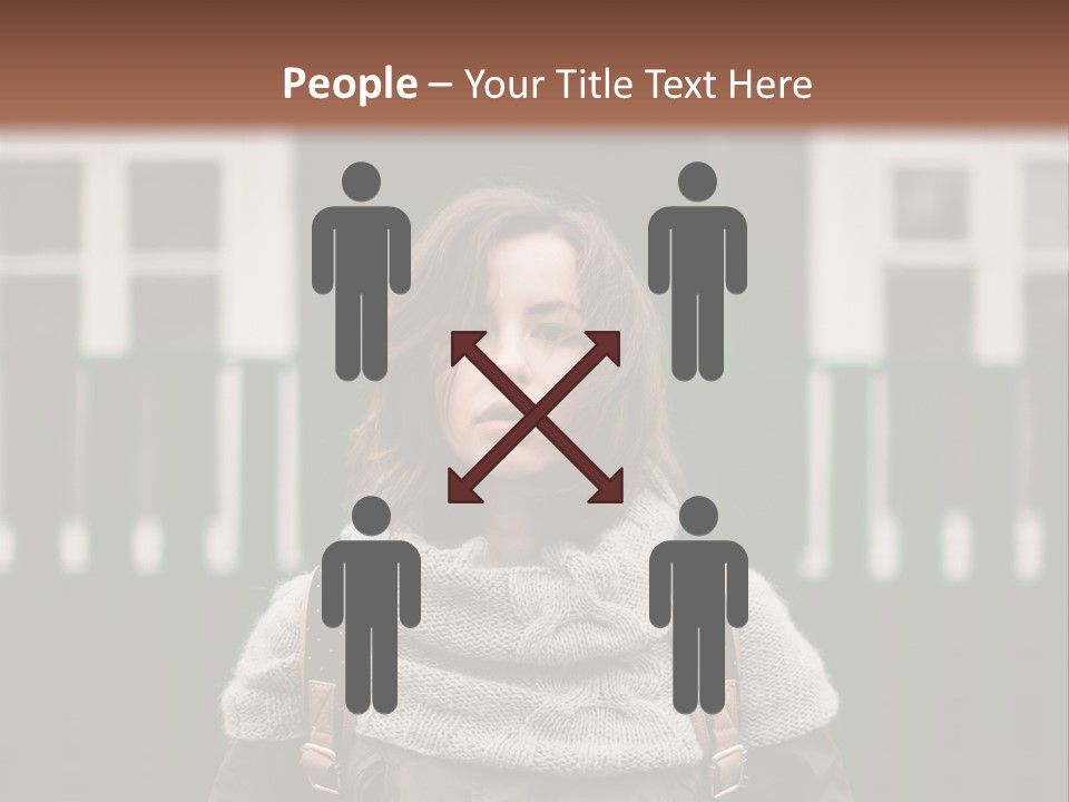 Yellow Sensual Girl PowerPoint Template