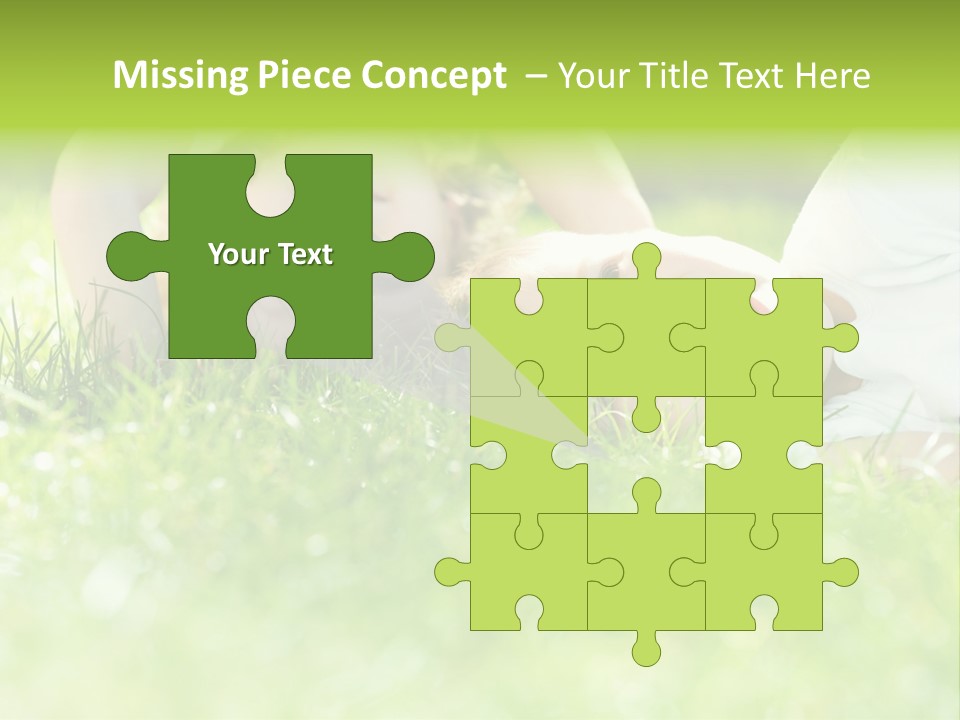 Two Children Laying In The Grass With Their Mouths Open PowerPoint Template