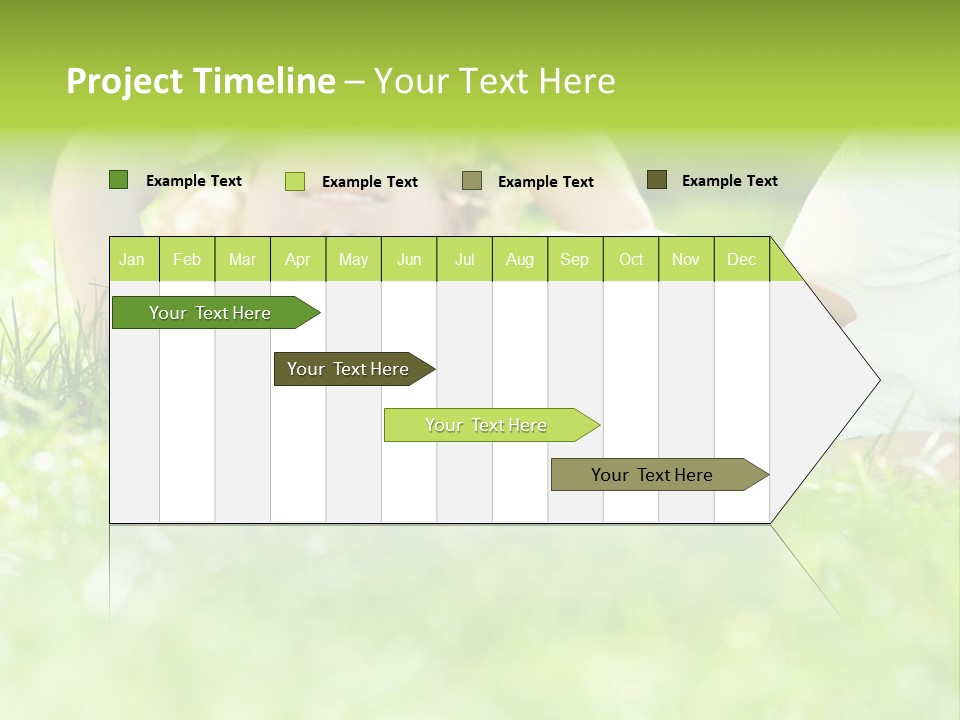 Two Children Laying In The Grass With Their Mouths Open PowerPoint Template