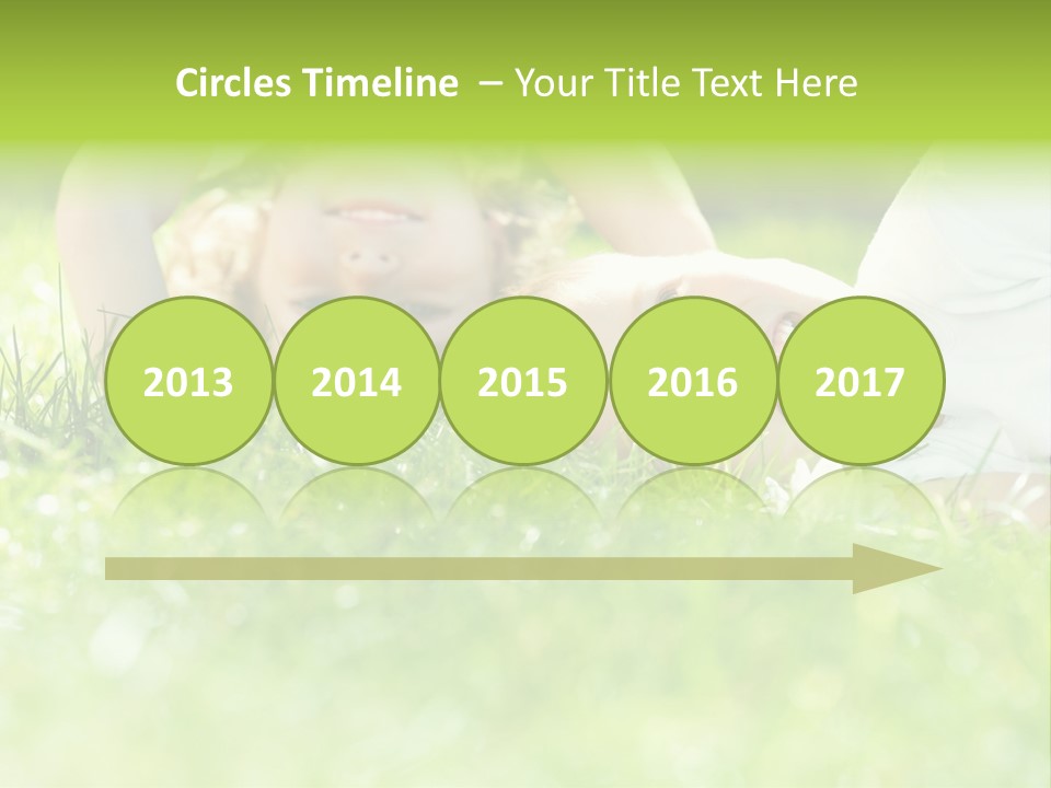 Two Children Laying In The Grass With Their Mouths Open PowerPoint Template