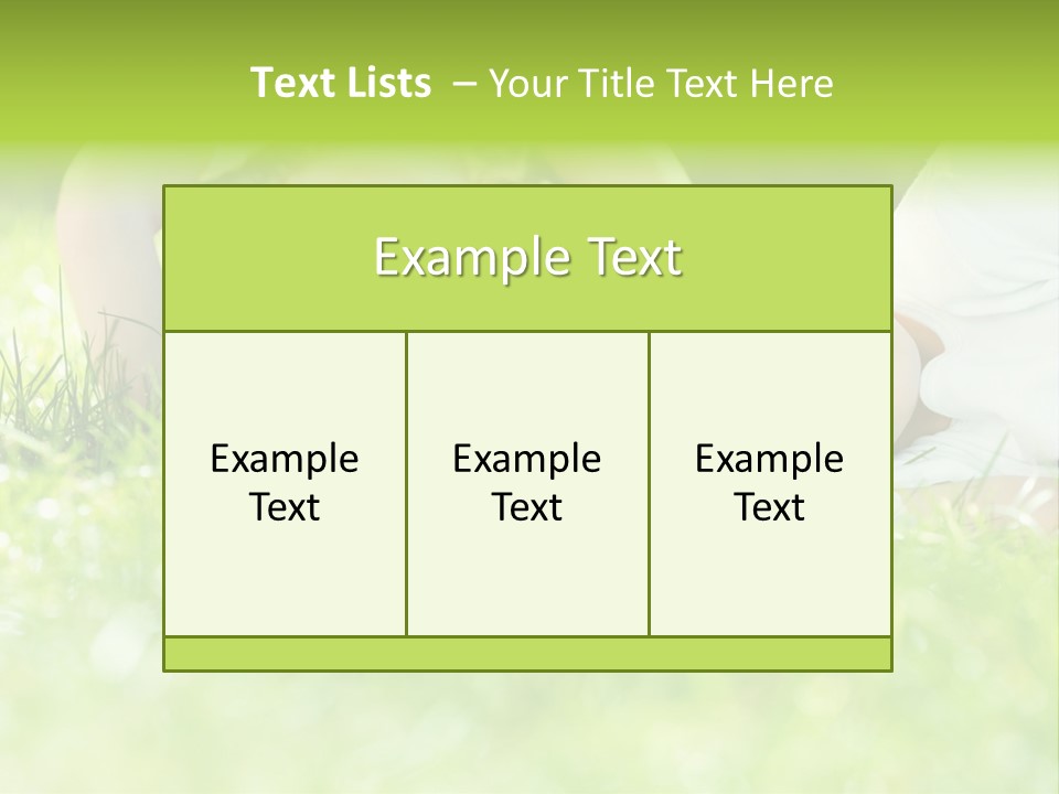 Two Children Laying In The Grass With Their Mouths Open PowerPoint Template