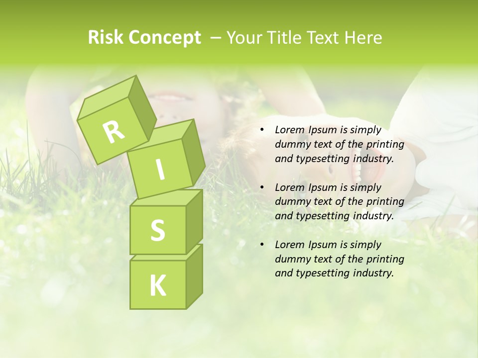 Two Children Laying In The Grass With Their Mouths Open PowerPoint Template