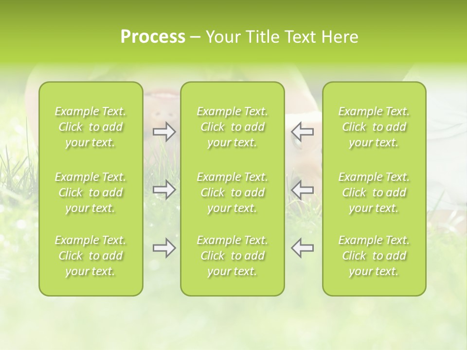 Two Children Laying In The Grass With Their Mouths Open PowerPoint Template