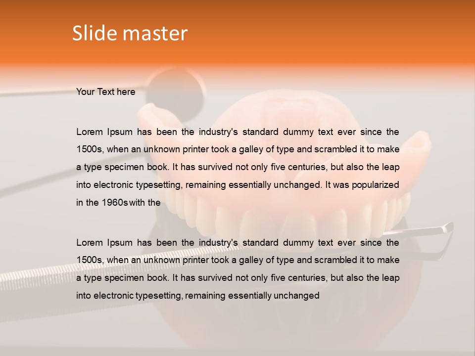 Dentistry Treatment Dentist PowerPoint Template