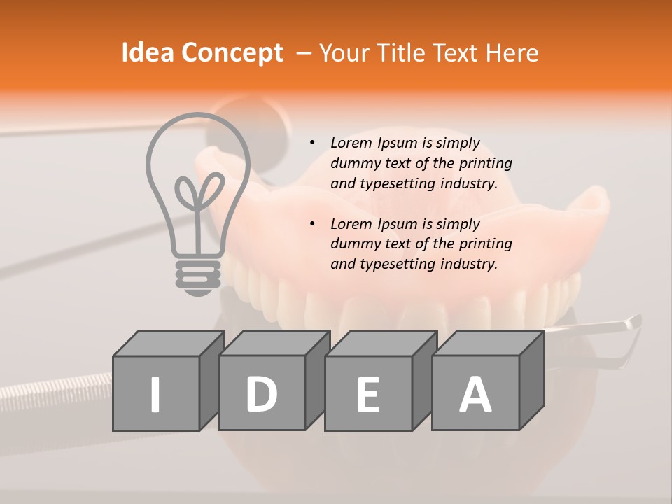 Dentistry Treatment Dentist PowerPoint Template