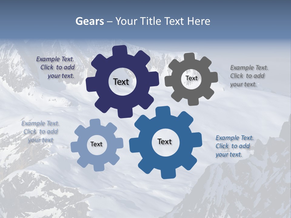 Altitude Mountain Cliff PowerPoint Template