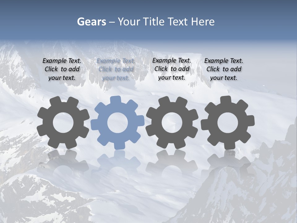 Altitude Mountain Cliff PowerPoint Template