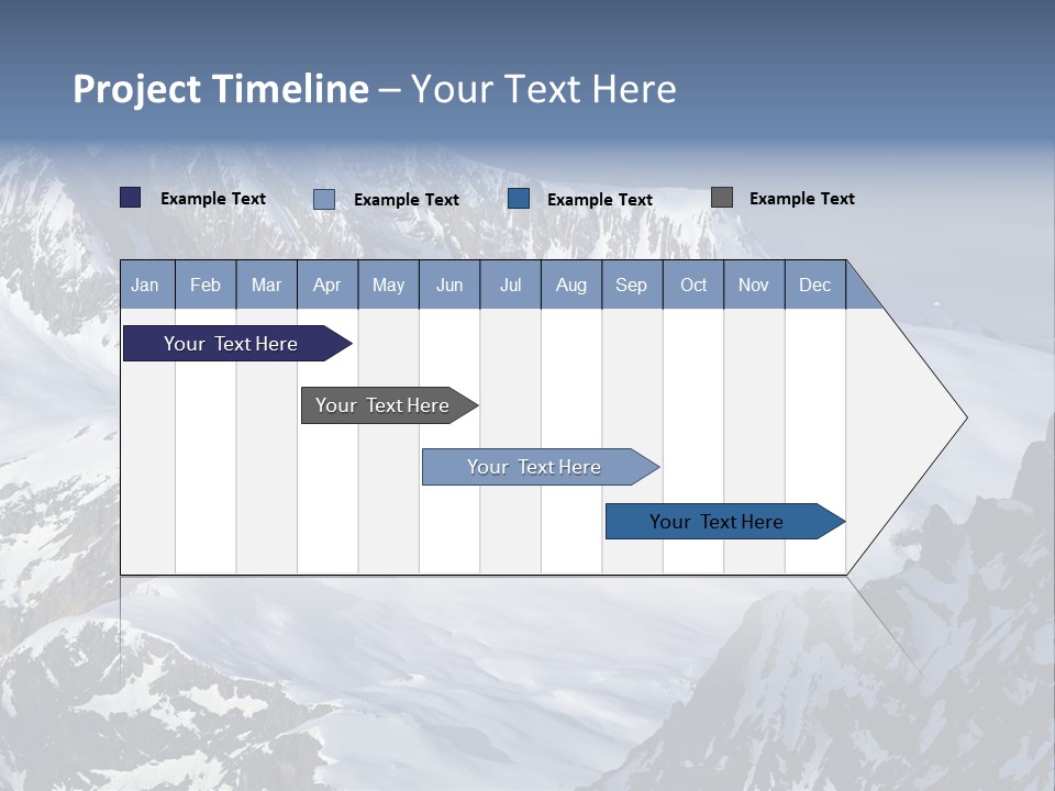 Altitude Mountain Cliff PowerPoint Template