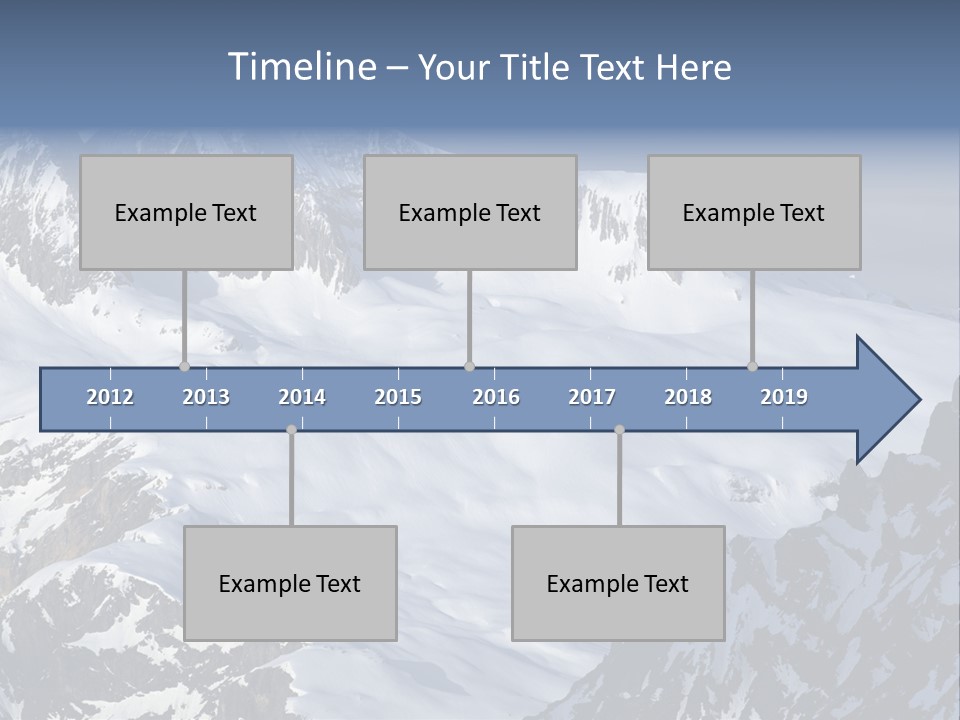 Altitude Mountain Cliff PowerPoint Template