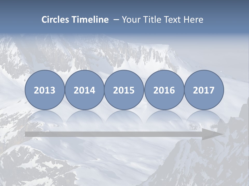 Altitude Mountain Cliff PowerPoint Template
