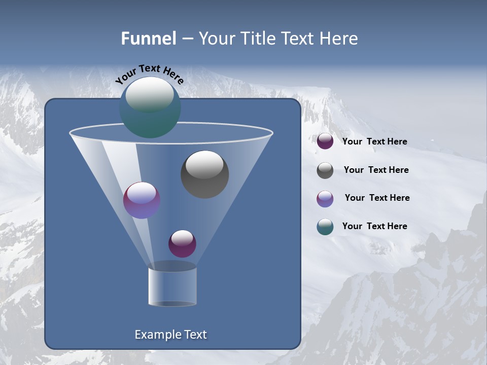 Altitude Mountain Cliff PowerPoint Template
