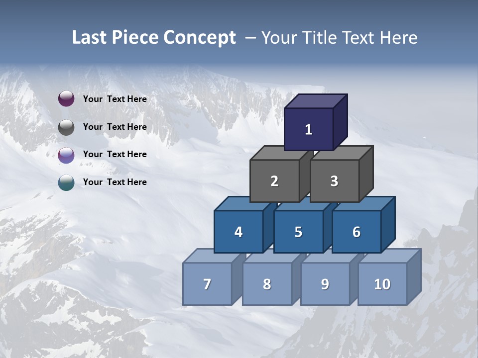 Altitude Mountain Cliff PowerPoint Template