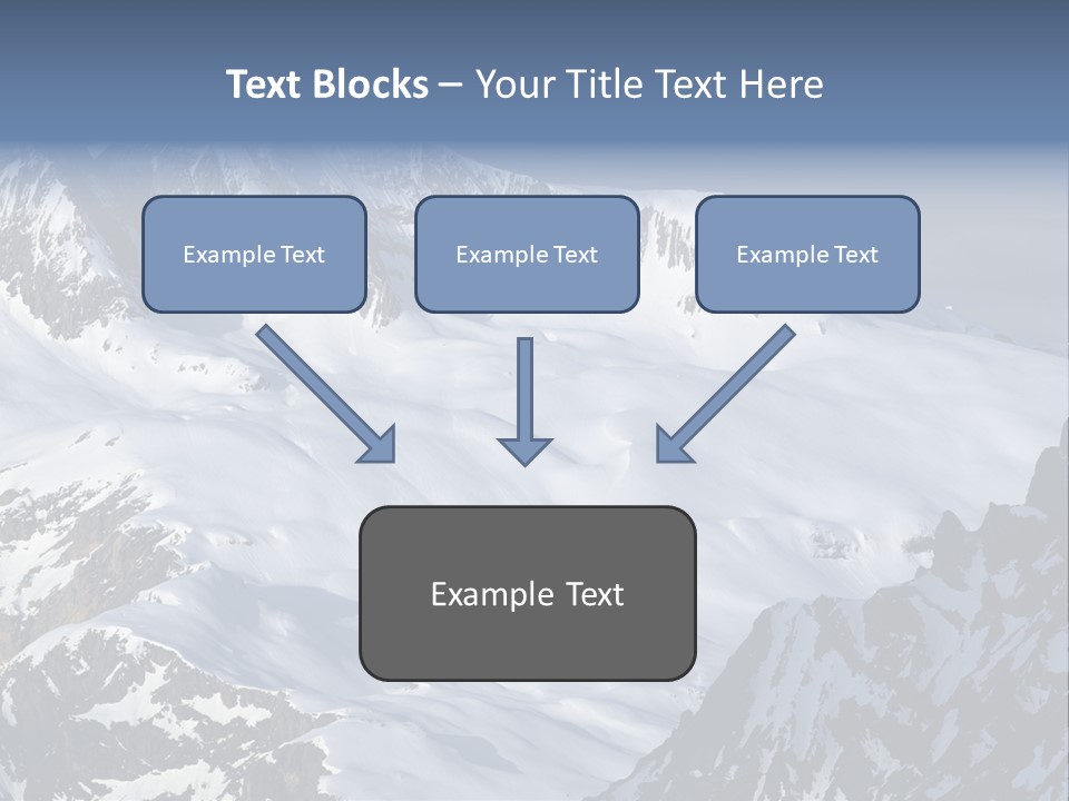 Altitude Mountain Cliff PowerPoint Template