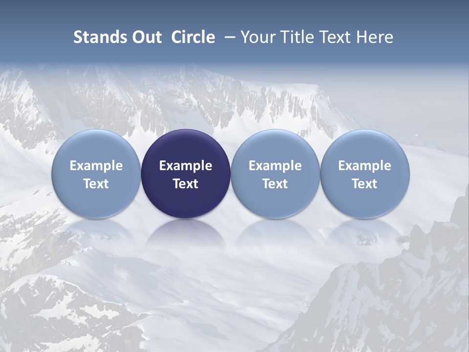 Altitude Mountain Cliff PowerPoint Template