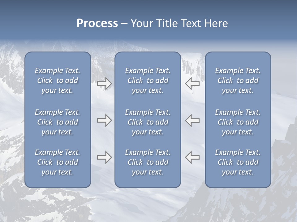 Altitude Mountain Cliff PowerPoint Template