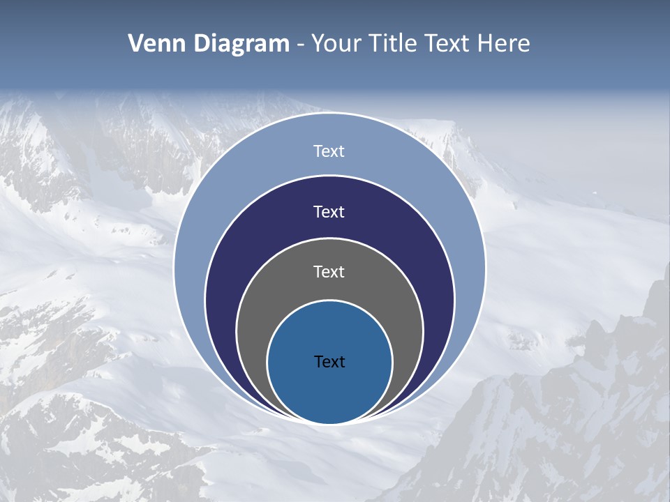 Altitude Mountain Cliff PowerPoint Template