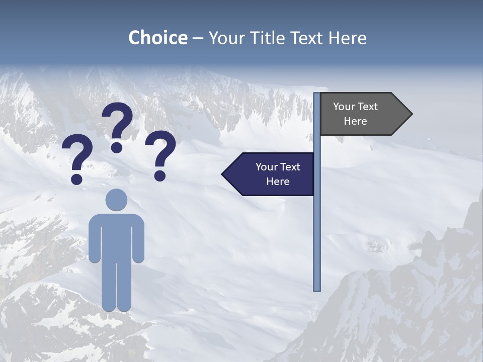Altitude Mountain Cliff PowerPoint Template