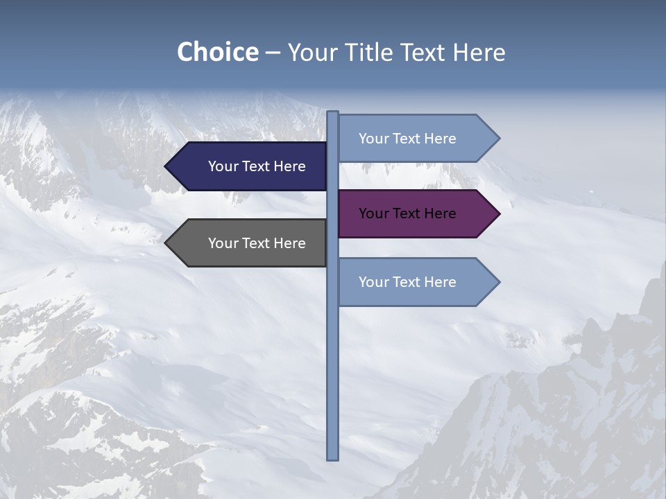 Altitude Mountain Cliff PowerPoint Template