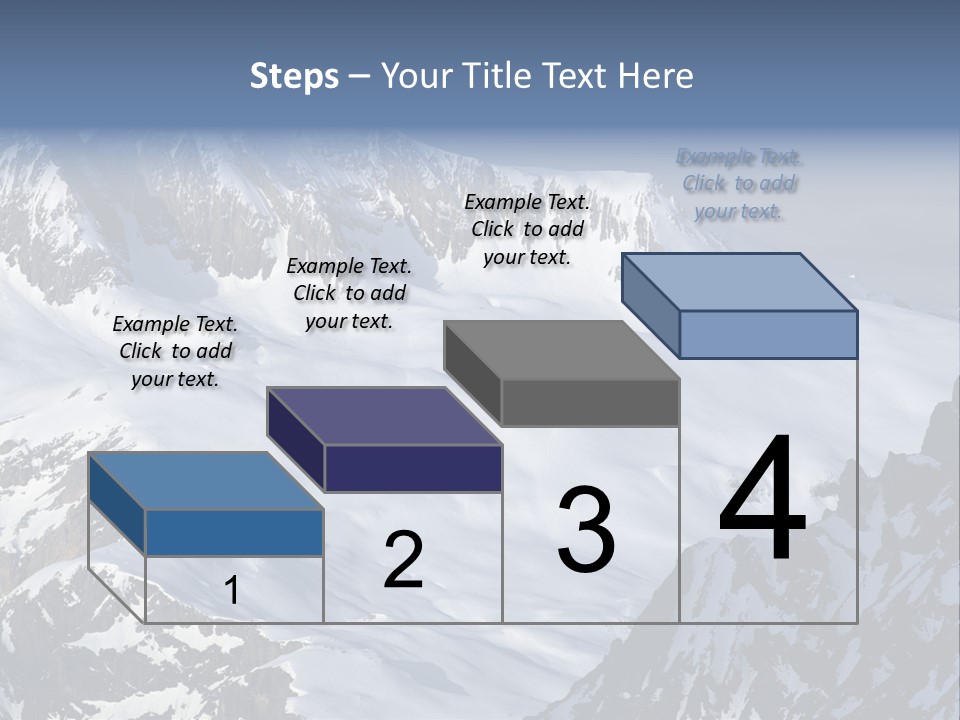 Altitude Mountain Cliff PowerPoint Template