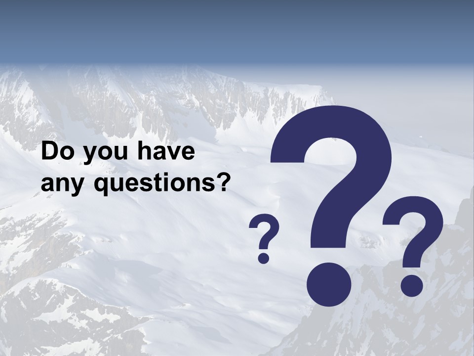 Altitude Mountain Cliff PowerPoint Template