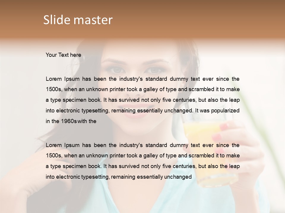 Organic Fresh Diet PowerPoint Template