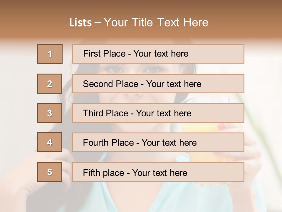 Organic Fresh Diet PowerPoint Template