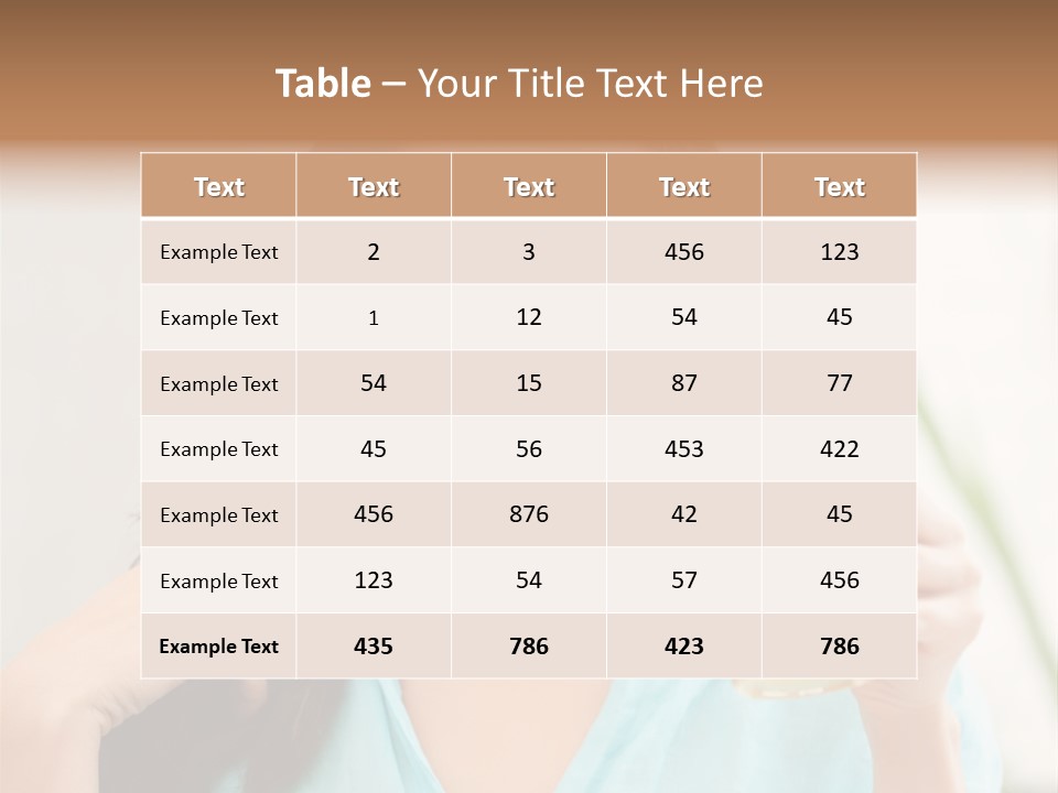 Organic Fresh Diet PowerPoint Template