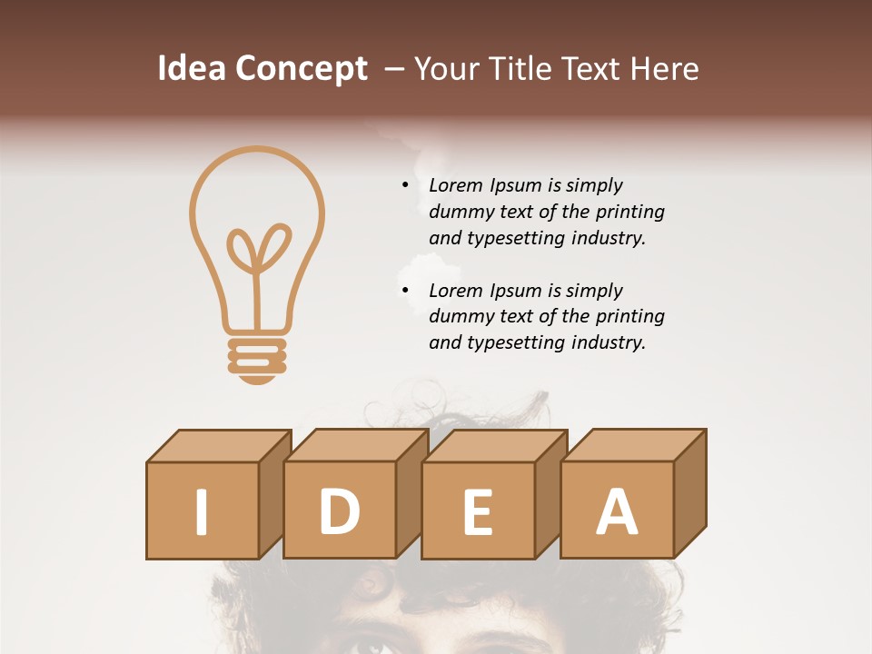 Executive Decision Sign PowerPoint Template