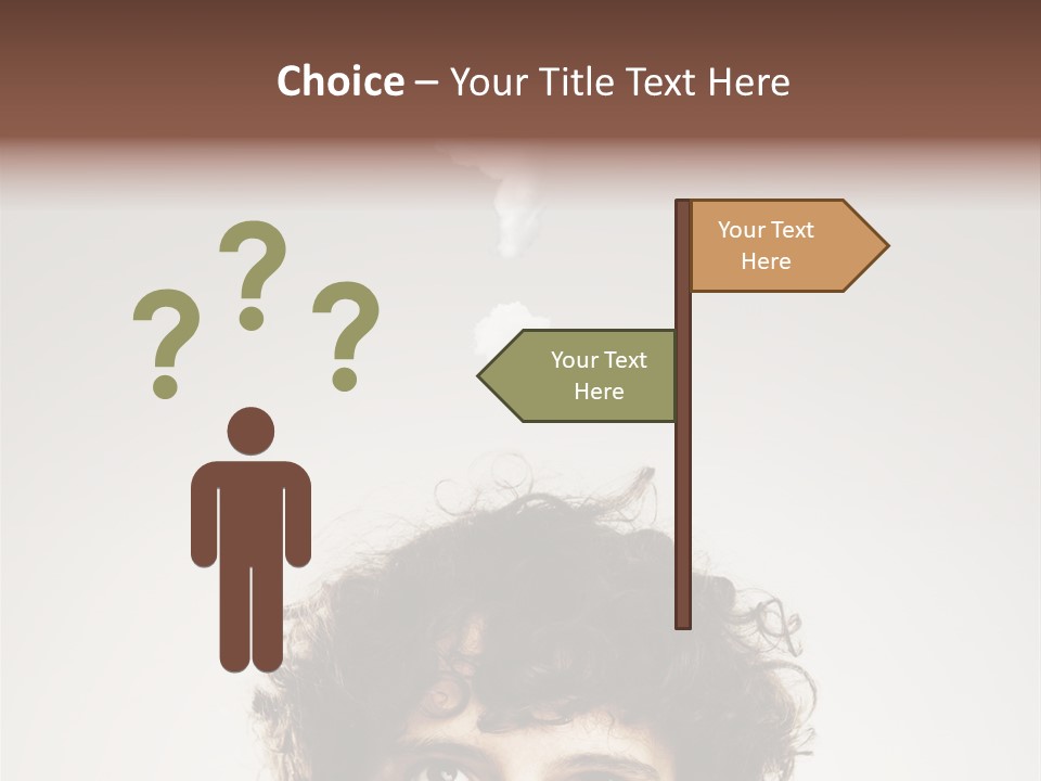 Executive Decision Sign PowerPoint Template