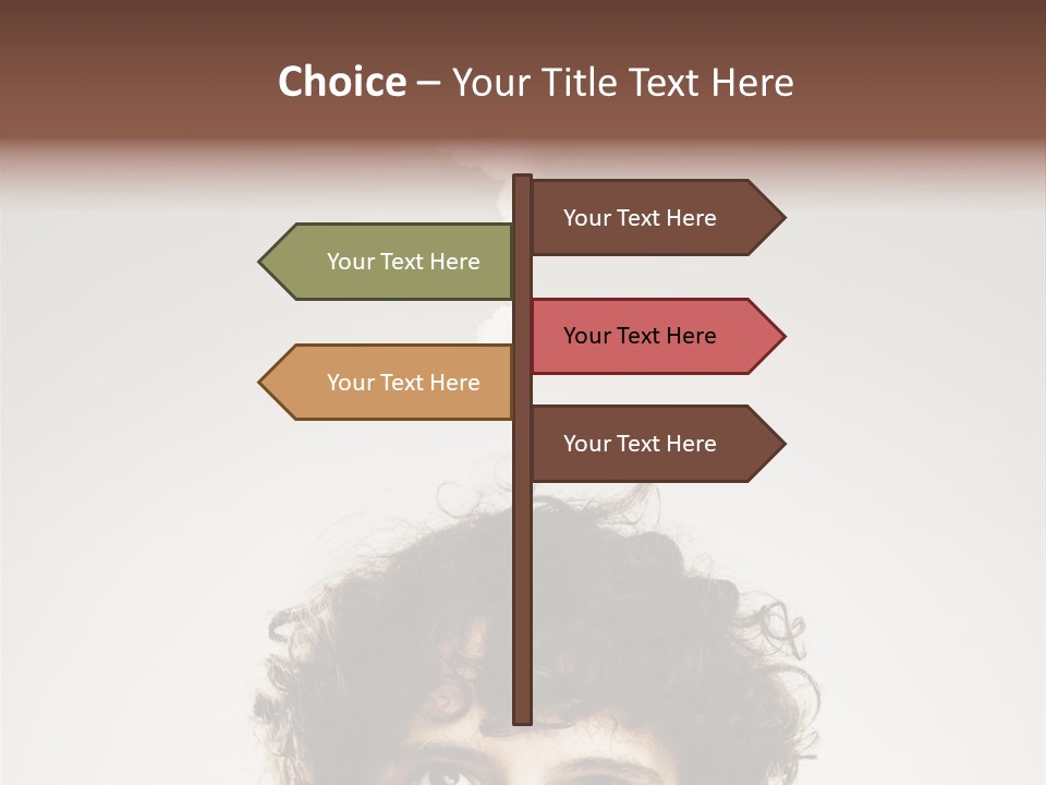 Executive Decision Sign PowerPoint Template