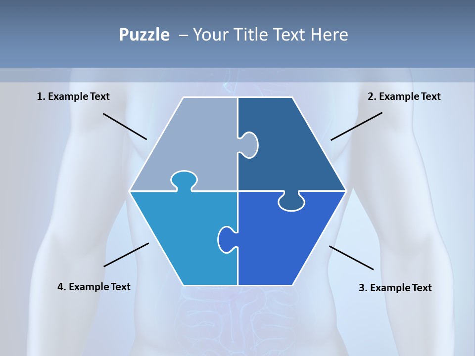 Isolated Pain Organ PowerPoint Template