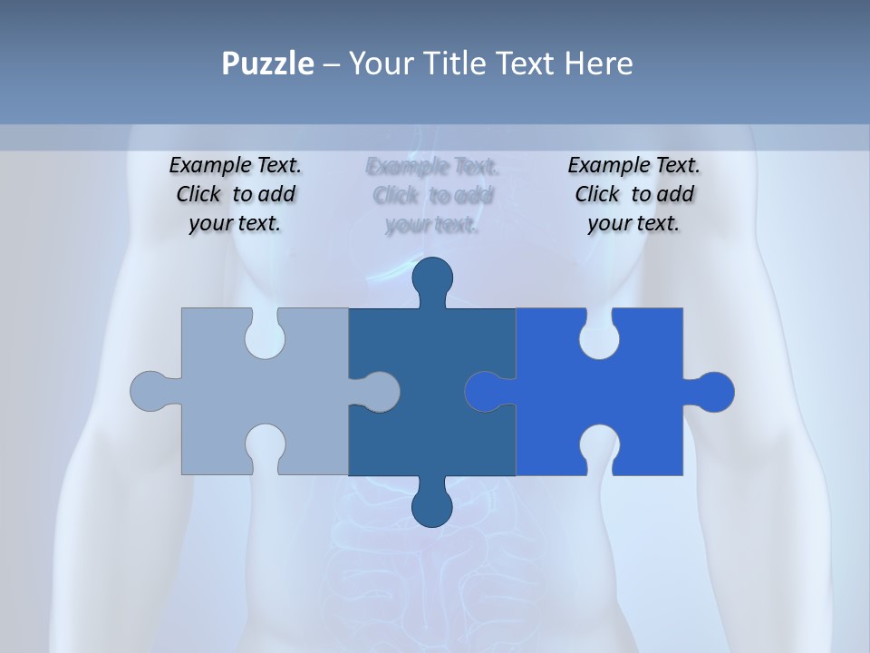 Isolated Pain Organ PowerPoint Template