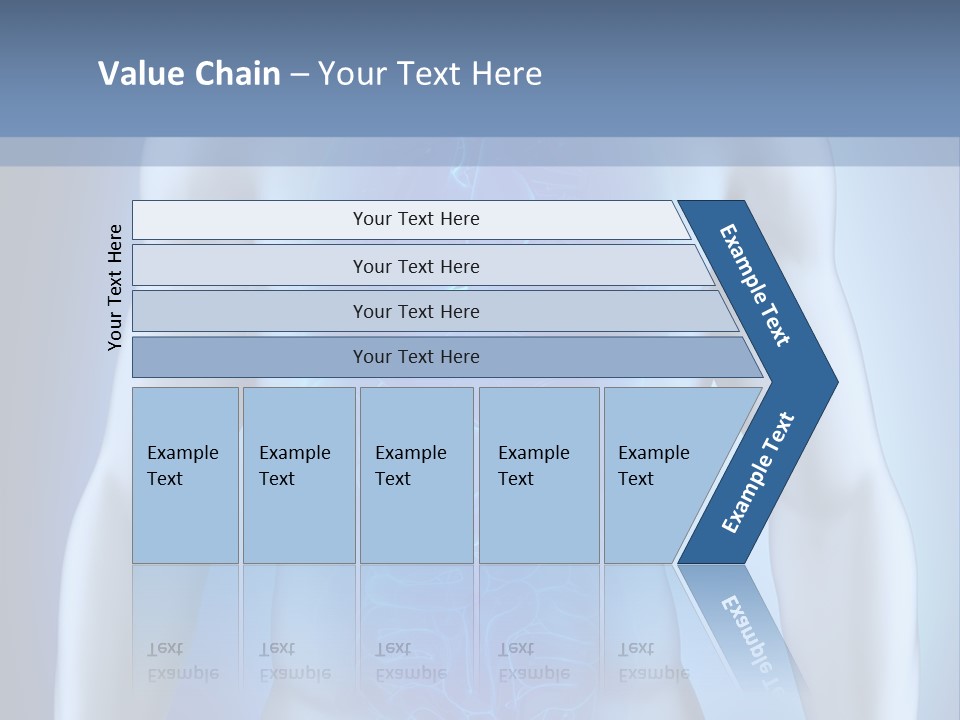 Isolated Pain Organ PowerPoint Template