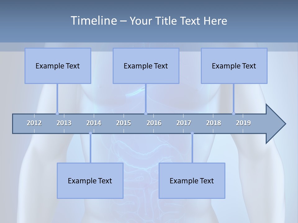 Isolated Pain Organ PowerPoint Template