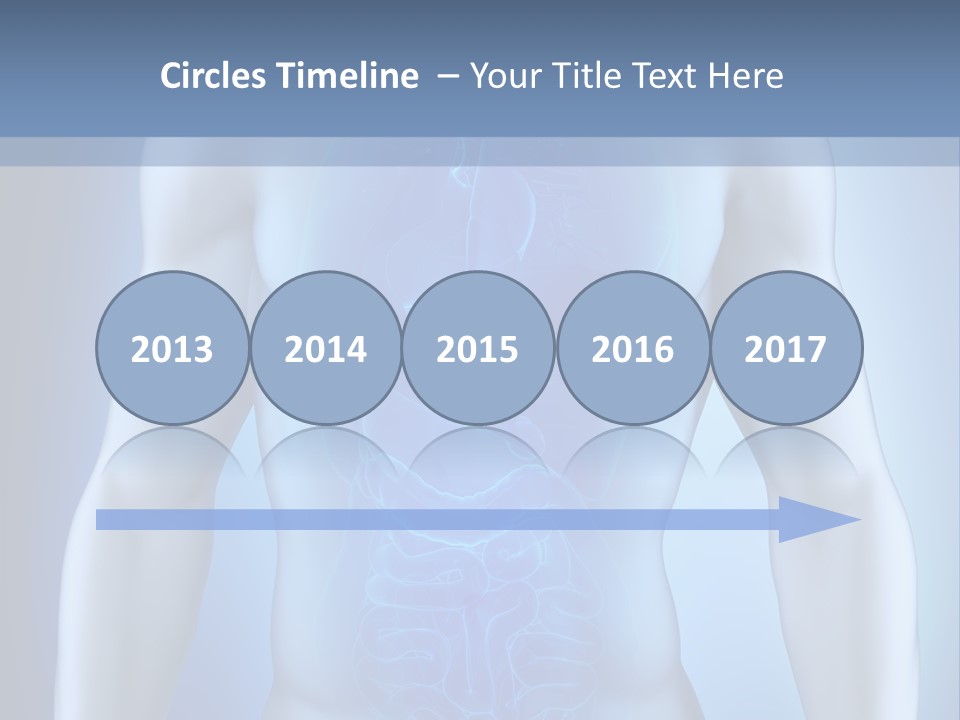 Isolated Pain Organ PowerPoint Template