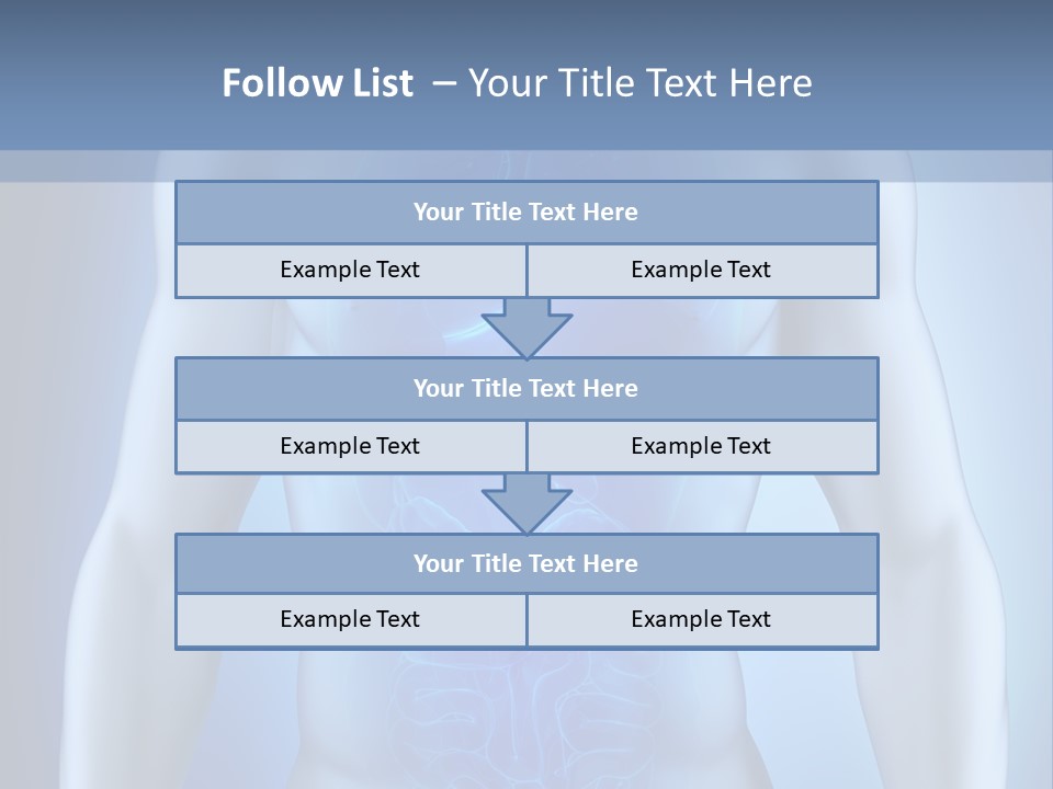 Isolated Pain Organ PowerPoint Template