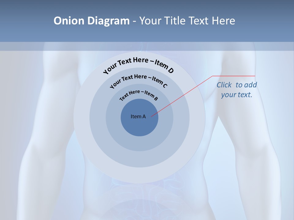 Isolated Pain Organ PowerPoint Template