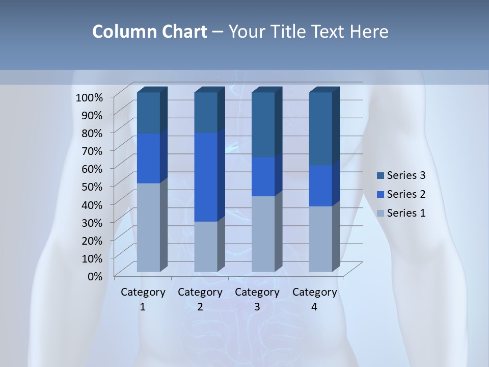 Isolated Pain Organ PowerPoint Template
