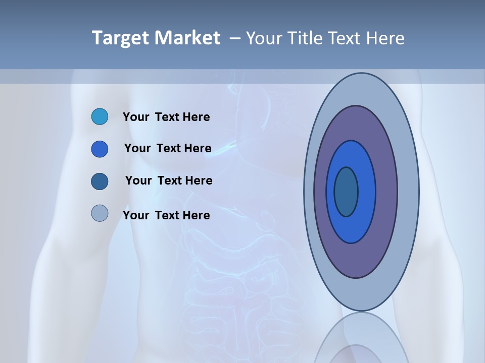 Isolated Pain Organ PowerPoint Template