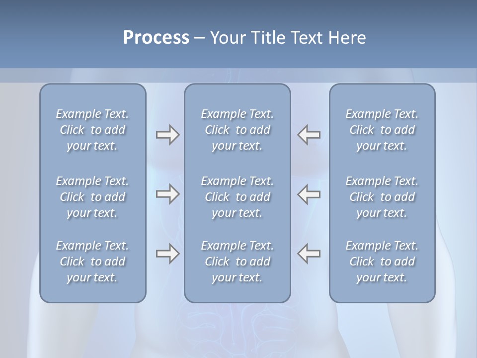 Isolated Pain Organ PowerPoint Template
