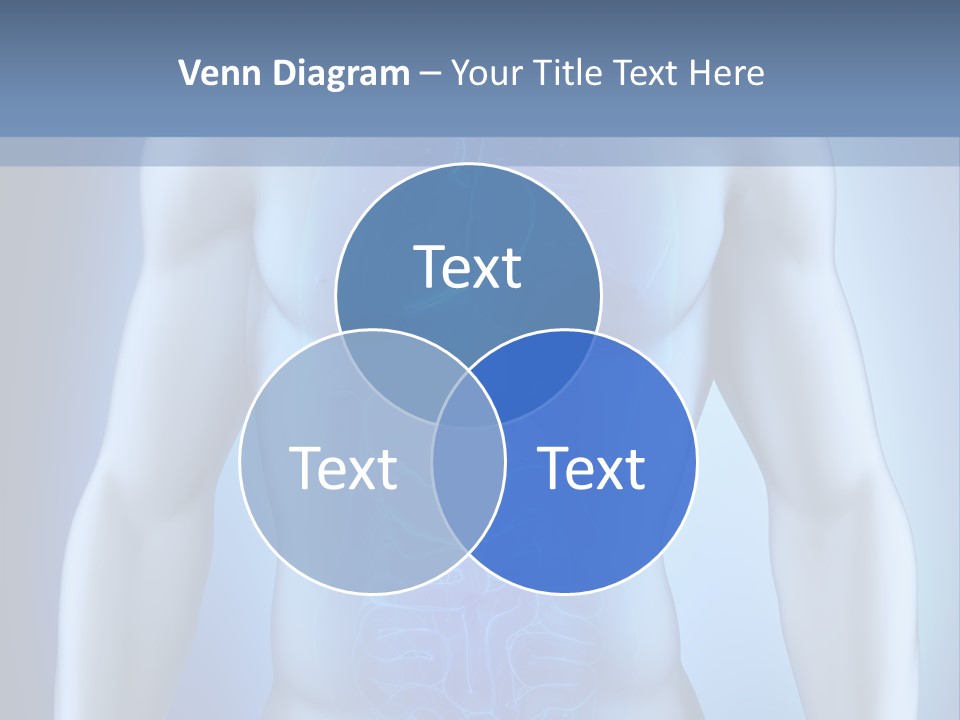 Isolated Pain Organ PowerPoint Template