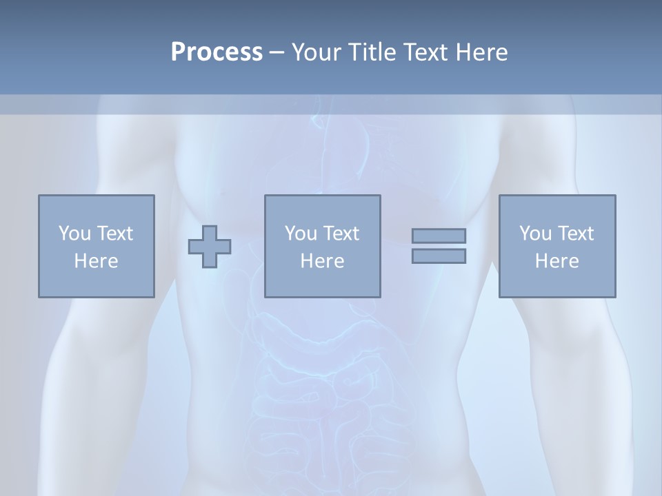 Isolated Pain Organ PowerPoint Template