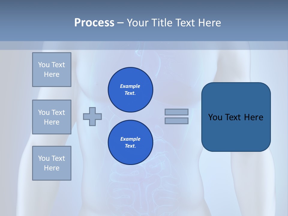 Isolated Pain Organ PowerPoint Template