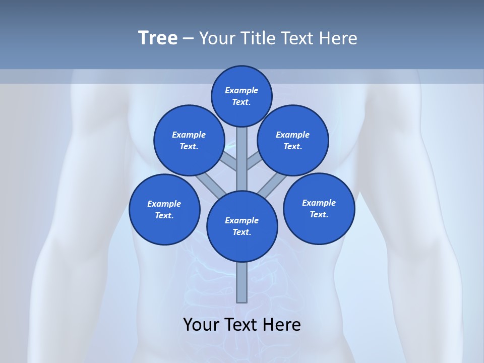 Isolated Pain Organ PowerPoint Template