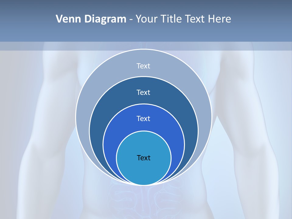 Isolated Pain Organ PowerPoint Template