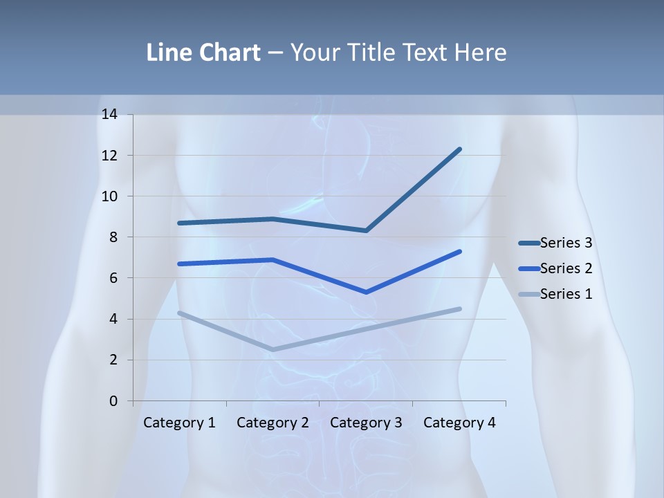 Isolated Pain Organ PowerPoint Template
